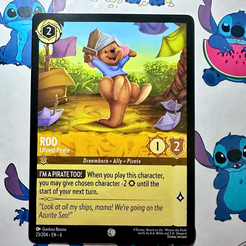 roo 23/204 [winnie the pooh] - common — disney lorcana: azurite sea